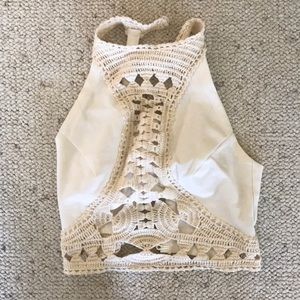 Crochet crop top